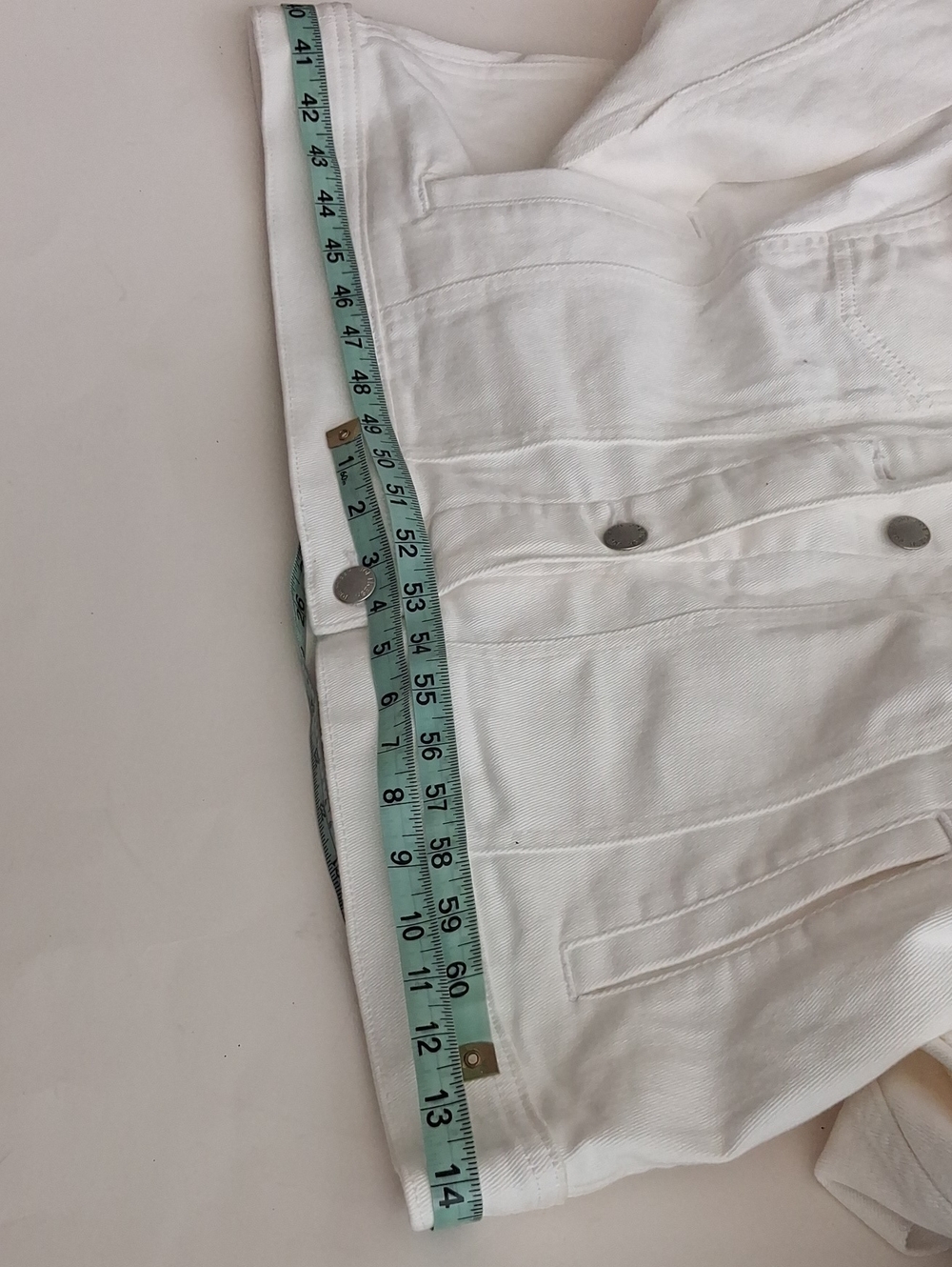 Joe Fresh+ Women’s White Denim Button Up Long Sleeve Jacket – Size 1X - Picture 12 of 15
